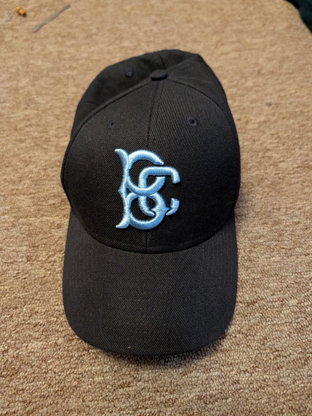 ’47 Brand Georgia Southern Eagles GS MVP Adjustable Baseball Cap Black Blue